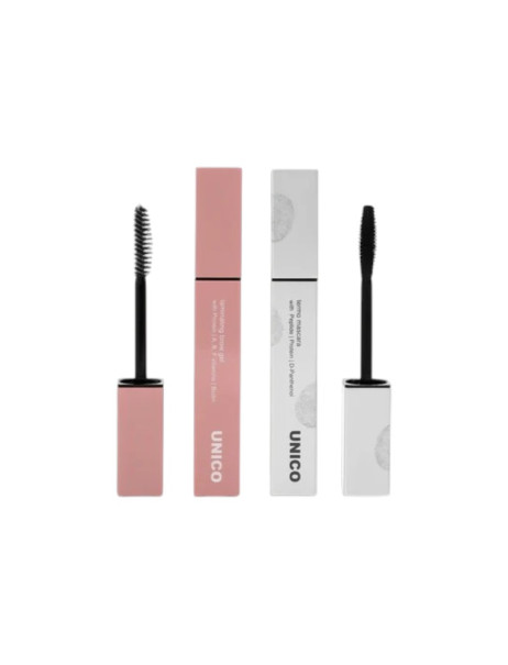 Unico Black Lash & Brow MakeUp Kit Набор черная тушь + гель для бровей