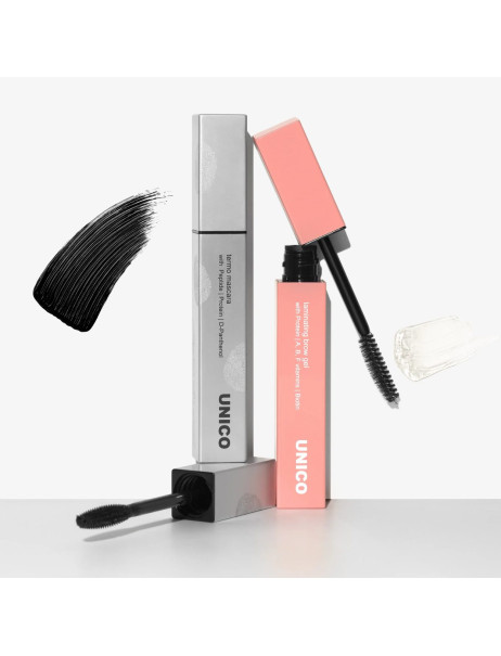 Unico Black Lash & Brow MakeUp Kit Набор черная тушь + гель для бровей