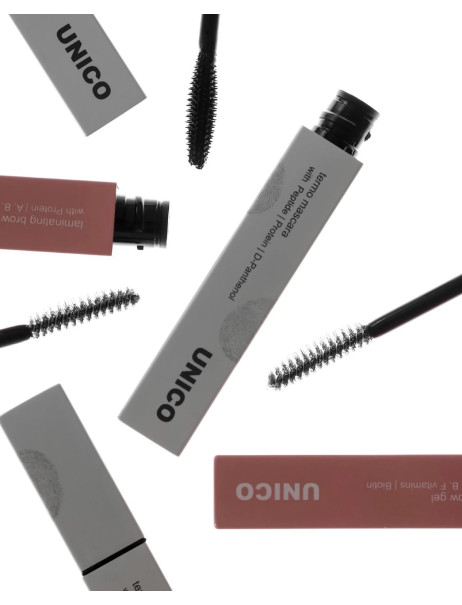 Unico Brown Lash & Brow MakeUp Kit Набор коричневая тушь + гель для бровей