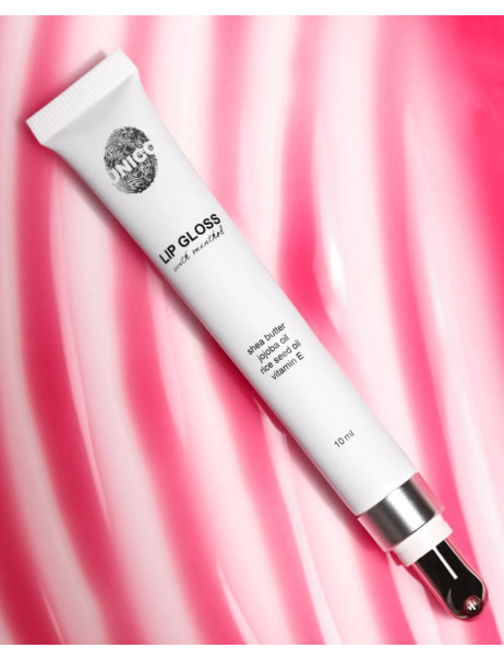 Unico Lip Gloss Flirt Блеск для губ с ароматом спелой клубники и шампанского