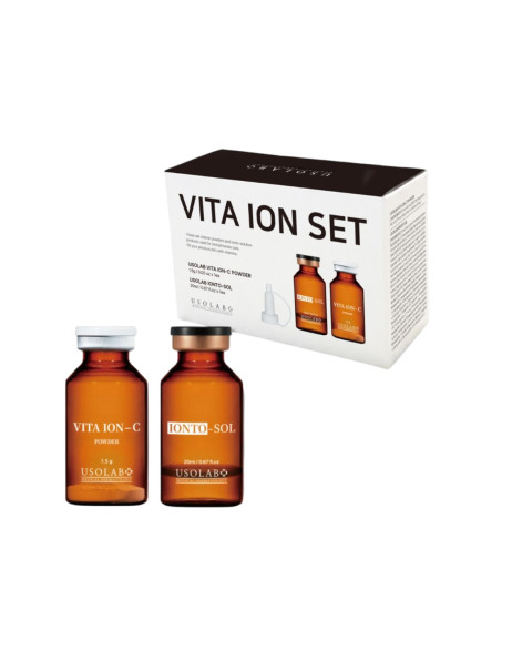 Usolab Vita Ion-C Set Осветляющий, антиоксидантный и омолаживающий набор