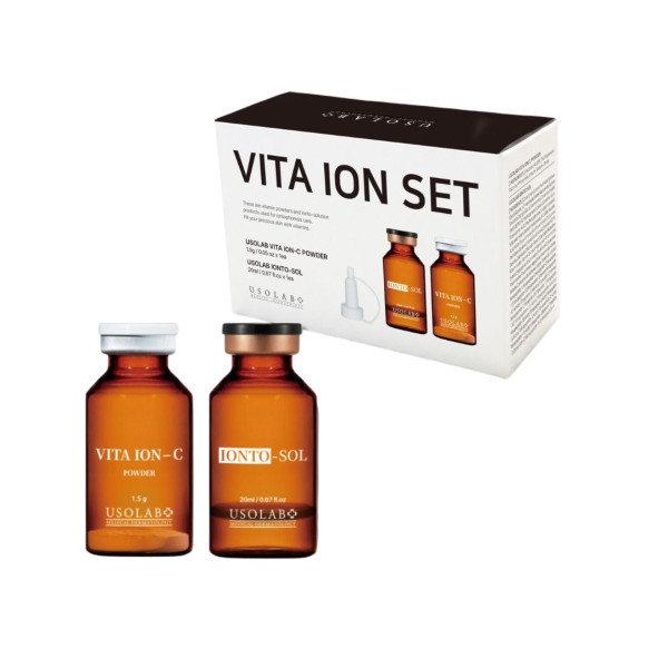 Usolab Vita Ion-C Set Осветляющий, антиоксидантный и омолаживающий набор