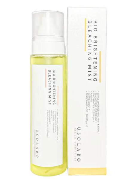 Usolab Bio Brightening Bleaching Mist Освітлюючий, омолоджуючий та антиоксидантний тонер-спрей