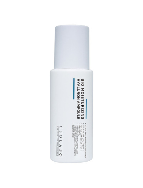 Usolab Bio Moisturizing Hyaluron Ampoule Увлажняющая, успокаивающая и омолаживающая сыворотка