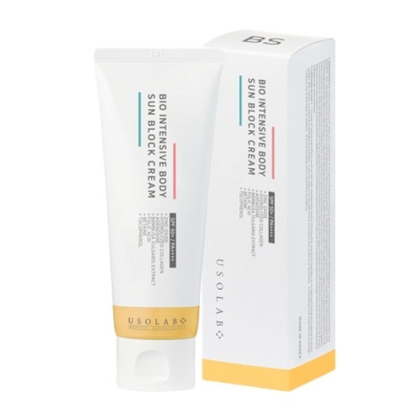 Usolab Bio Intensive Body Sun Block SPF50 Сонцезахисний крем для тіла та обличчя 