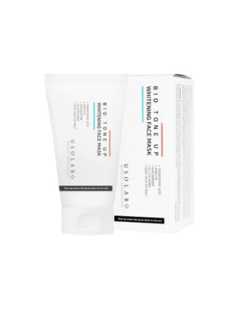 Usolab Bio Tone Up Whitening Face Mask Маска для освітлення шкіри та ефекту миттєвого сяяння