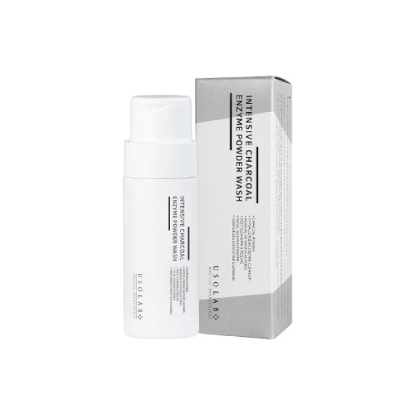 Usolab Intensive Charcoal Enzyme Powder Wash Ензимна пудра для жирної та проблемної шкіри