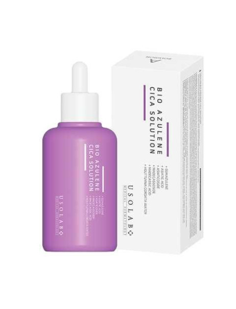 Usolab Bio Azulene Cica Solution Успокаивающая и противовоспалительная кремовая эссенция