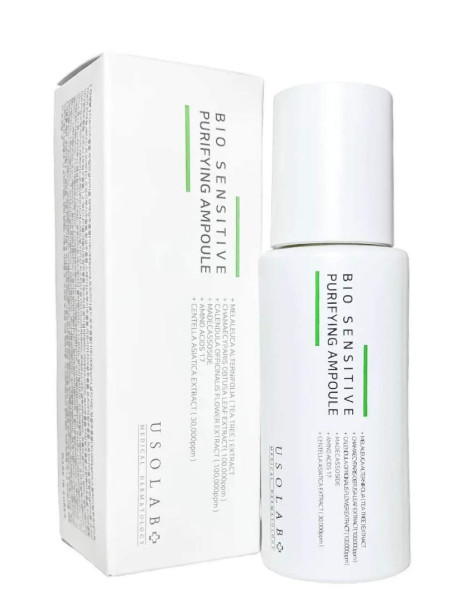 Usolab Bio Sensitive Purifying Ampoule Протизапальна, антибактеріальна та омолоджуюча сироватка