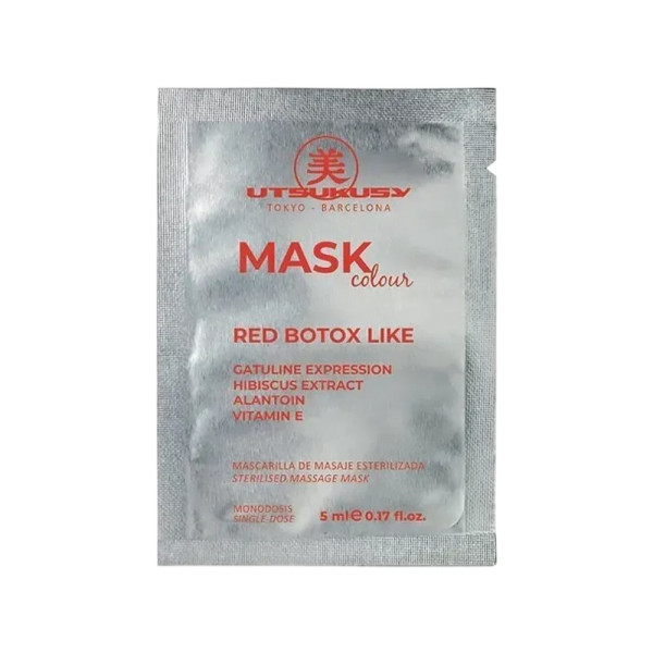 Utsukusy Mask Color Red Botox Like Маска красная с эффектом ботокса