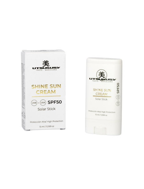 Utsukusy Shine Sun Cream Stick SPF 50 Кремовый солнцезащитный стик для лица и тела
