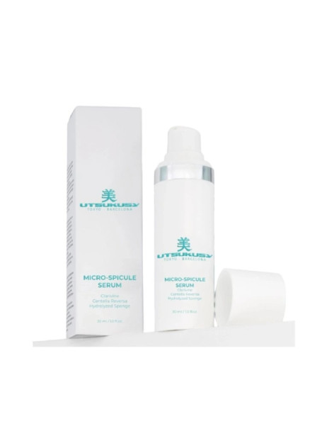 Utsukusy Micro Spicule Serum Сироватка зі спікулами, екзосомами ресвератролу та пептидами