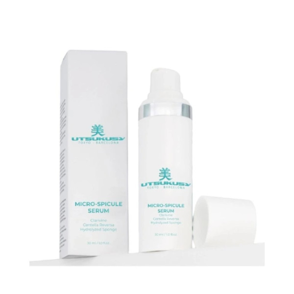 Utsukusy Micro Spicule Serum Сыворотка со спикулами, экзосомами ресвератрола и пептидами