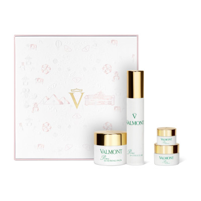 Valmont Prime Renewing Pack Set Фирменный набор с маской золушки, Розовый