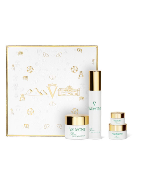 Valmont Prime Renewing Pack Set Фирменный набор с маской золушки, Золотой