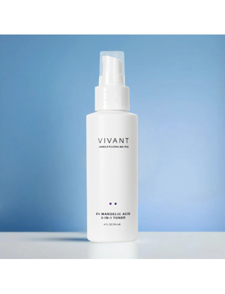 Vivant Skin Care 9% Mandelic Acid 3-in-1 Toner Тонізуючий засіб 3-в-1 з 9% мигдальної кислотою