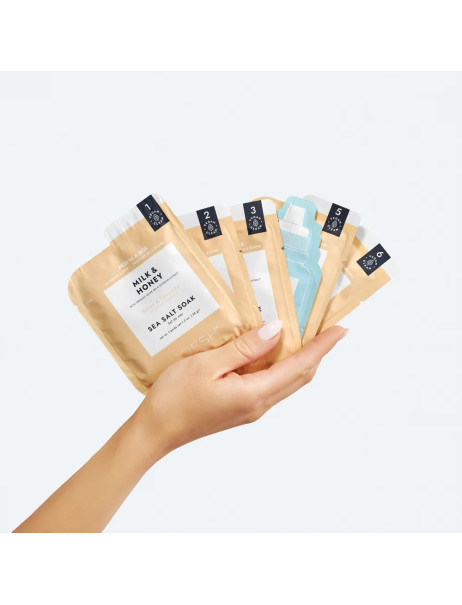 Voesh Pedi In A Box Ultimate 6 Step Milk & Honey Набор для педикюра 