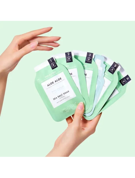 Voesh Pedi In A Box Ultimate 6 Step Aloe Aloe Набір для педикюру 