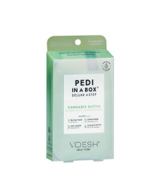 Voesh Pedi In A Box Deluxe 4 Step Cannabis Sativa Набор для педикюра делюкс 