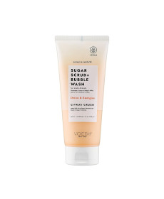 Voesh Sugar Scrub & Bubble Wash For Scalp and Body Citrus Crush Цукровий скраб для шкіри голови та тіла 