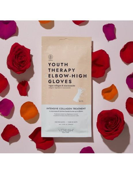 Voesh Youth Therapy Elbow High Gloves Intensive Collagen Treatment Рукавички для догляду за руками 