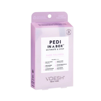 Voesh Pedi In A Box Ultimate 6 Step Sage Fullness Набір для педикюру "Шавлія"