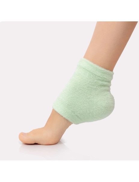 Voesh Moisturizing Heel Socks Mint Увлажняющие маска-носки с гелевой подкладкой