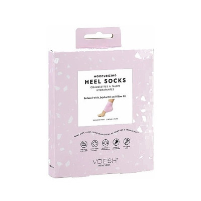 Voesh Moisturizing Heel Socks Pink Зволожувальні маска-шкарпетки з гелевою підкладкою