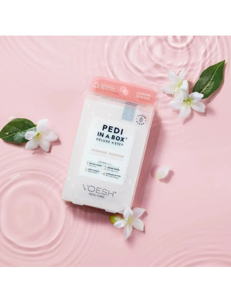 Voesh Pedi In A Box Deluxe 4 Step Jasmine Soothe Набор для педикюра делюкс 