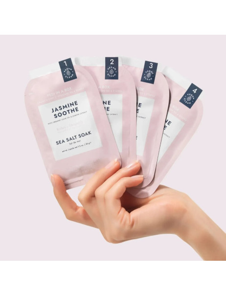 Voesh Pedi In A Box Deluxe 4 Step Jasmine Soothe Набор для педикюра делюкс 