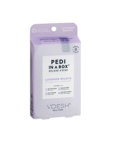Voesh Pedi In A Box Deluxe 4 Step Lavender Relieve Набор для педикюра делюкс 