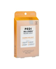 Voesh Pedi In A Box Deluxe 4 Step Mango Delight Набор для педикюра делюкс 