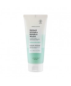 Voesh Sugar Scrub & Bubble Wash For Scalp and Body Clean Ocean Сахарный скраб для кожи головы и тела 