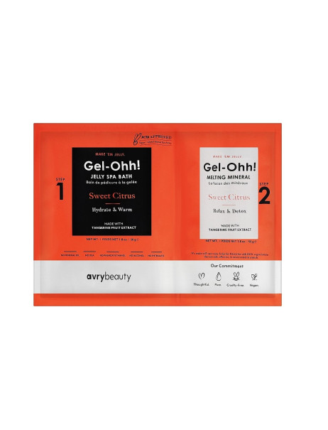 Voesh AvryBeauty Gel-Ohh! Jelly Spa Bath Sweet Citrus Спа набор желейная ванна 