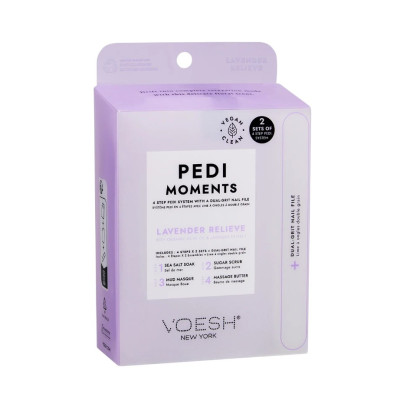 Voesh Pedi Moments Duo Lavender Relieve Набір для педикюру "Лавандове полегшення"