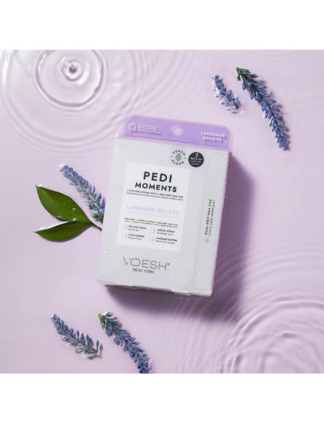 Voesh Pedi Moments Duo Lavender Relieve Набор для педикюра 