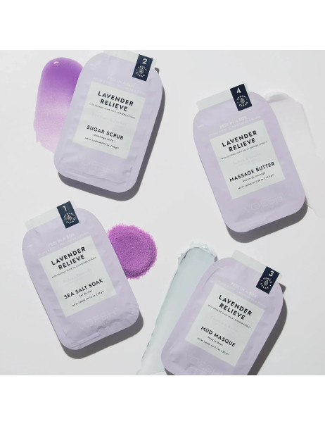 Voesh Pedi Moments Duo Lavender Relieve Набор для педикюра 