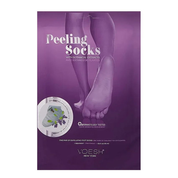 Voesh Peeling Socks with Plant-based AHA + 17 Botanical Extracts Шкарпетки-пілінги з AHA +17 рослинних екстрактів