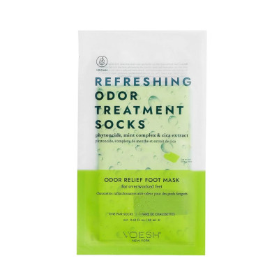 Voesh Refreshing Odor Treatment Socks Odor Relief Foot Mask Шкарпетки-маска для ніг освіжальні з м'ятою
