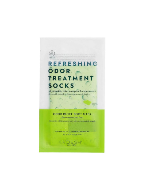 Voesh Refreshing Odor Treatment Socks Odor Relief Foot Mask Носки-маска для ног освежающее с мятой