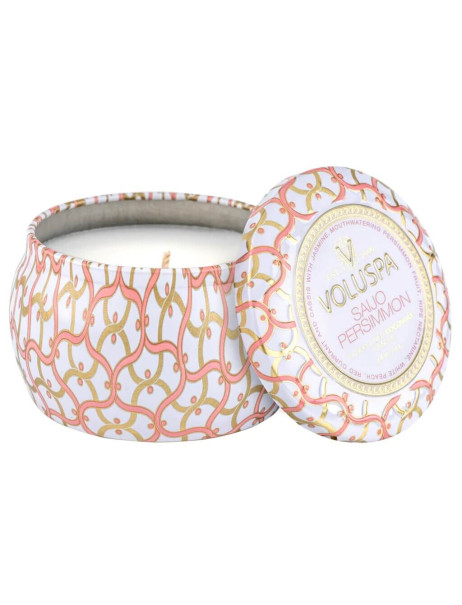 Voluspa Maison Blanc Saijo Persimmon Petite Tin Candle Ароматична свічка