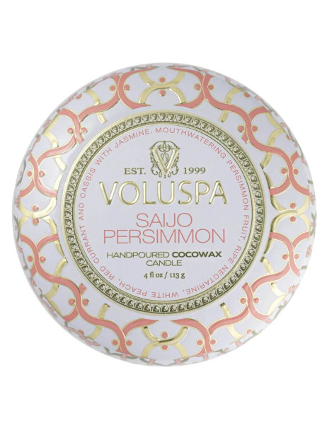 Voluspa Saijo Persimmon Petite Tin Candle Ароматична свічка
