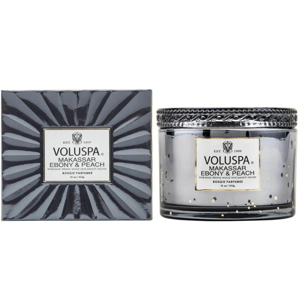 Voluspa Vermeil Corta Maison Candle Makassar Ebony & Peach Ароматична свічка
