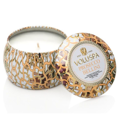 Voluspa Maison Blanc Prosecco Bellini Petite Tin Candle Ароматична свічка