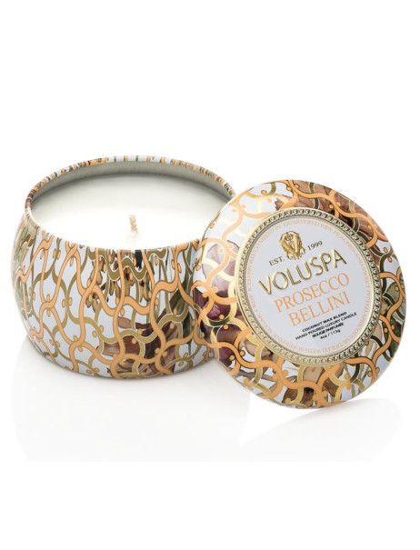Voluspa Maison Blanc Prosecco Bellini Petite Tin Candle Ароматична свічка