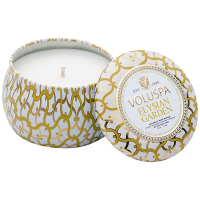 Voluspa Maison Blanc Elysian Garden Petite Tin Candle Ароматична свічка