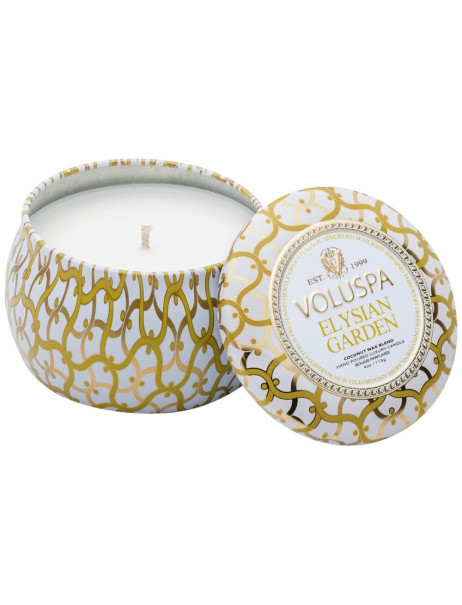 Voluspa Maison Blanc Elysian Garden Petite Tin Candle Ароматична свічка