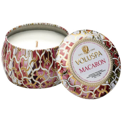 Voluspa Maison Blanc Macaron Petite Tin Candle Ароматическая свеча