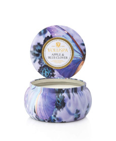 Voluspa Apple & Blue Clover 2 Wick Candle Tin Ароматична свічка - Написати відгук