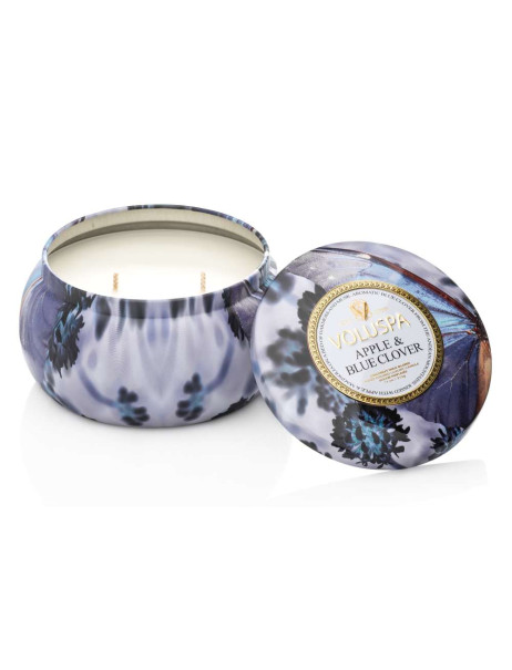 Voluspa Apple & Blue Clover 2 Wick Candle Tin Ароматична свічка